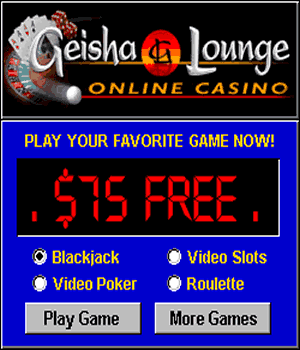 Get $75 free at Geisha Lounge!